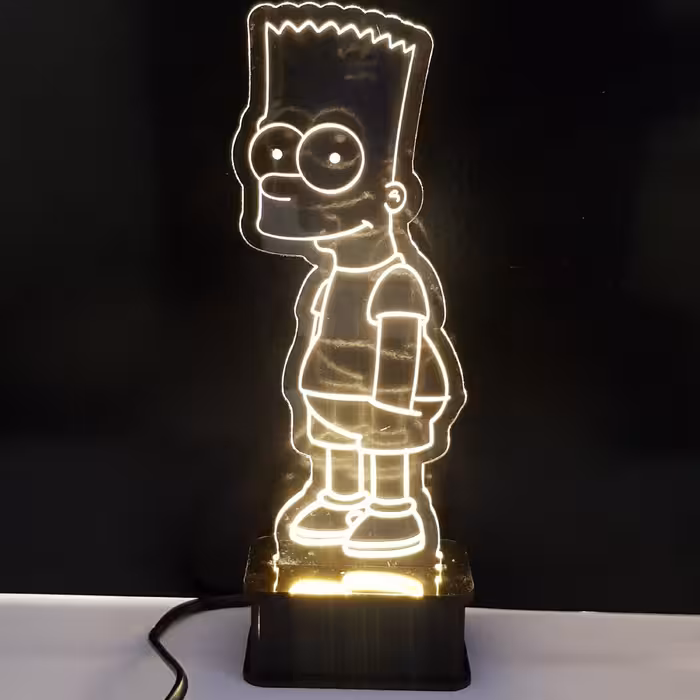 بالبینگ طرح سیمپسون ارتفاع 220میلیمتر جنس پلکسی تایوانی