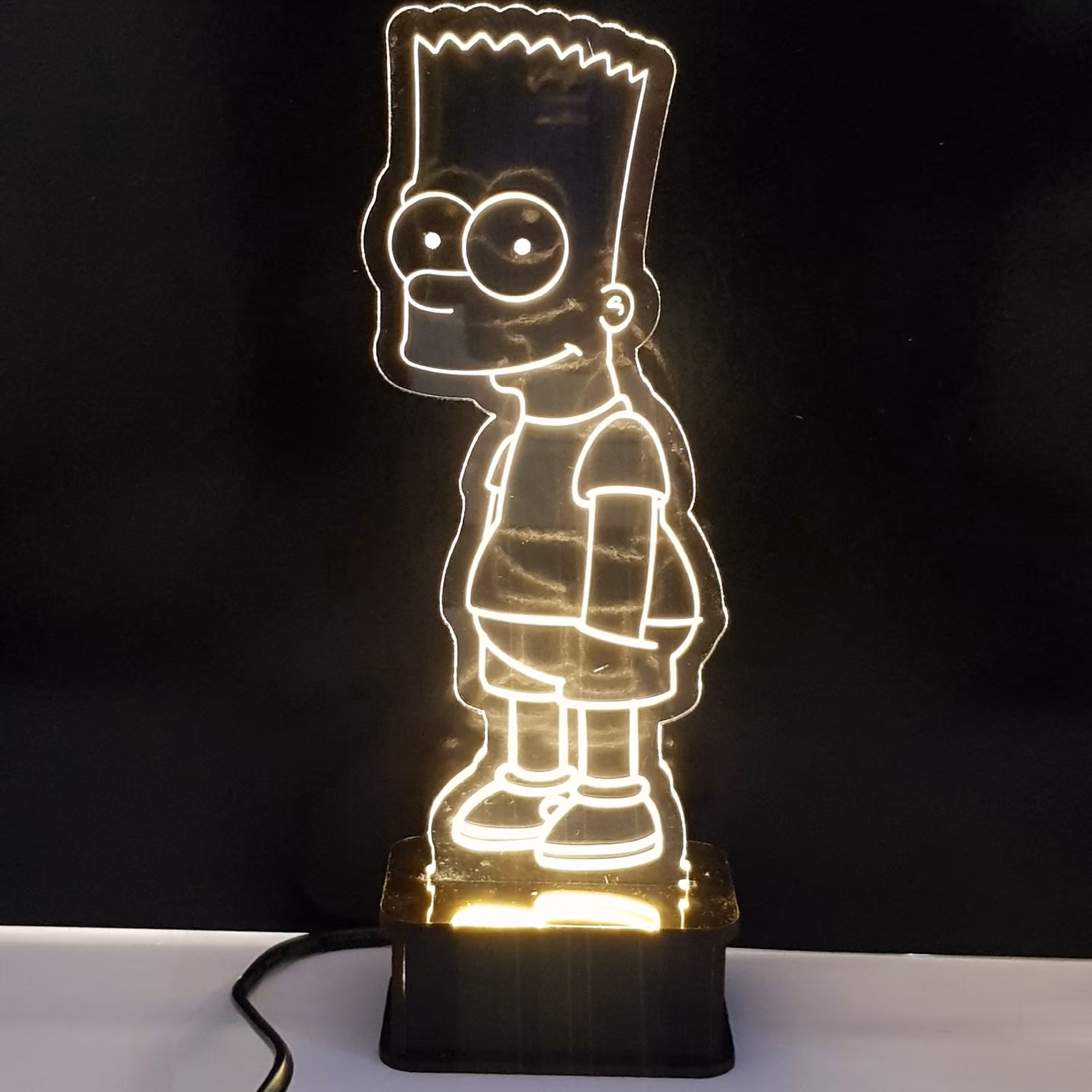 بالبینگ طرح سیمپسون ارتفاع 220میلیمتر جنس پلکسی تایوانی