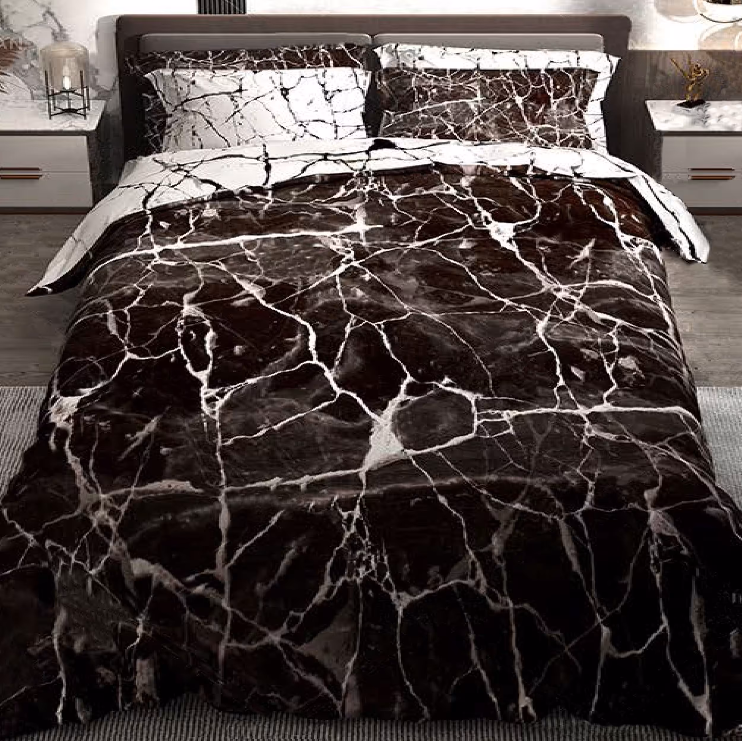 سرویس خواب ترکسان  کد T9  دو نفره 6 تکه دو رو طرحدار 