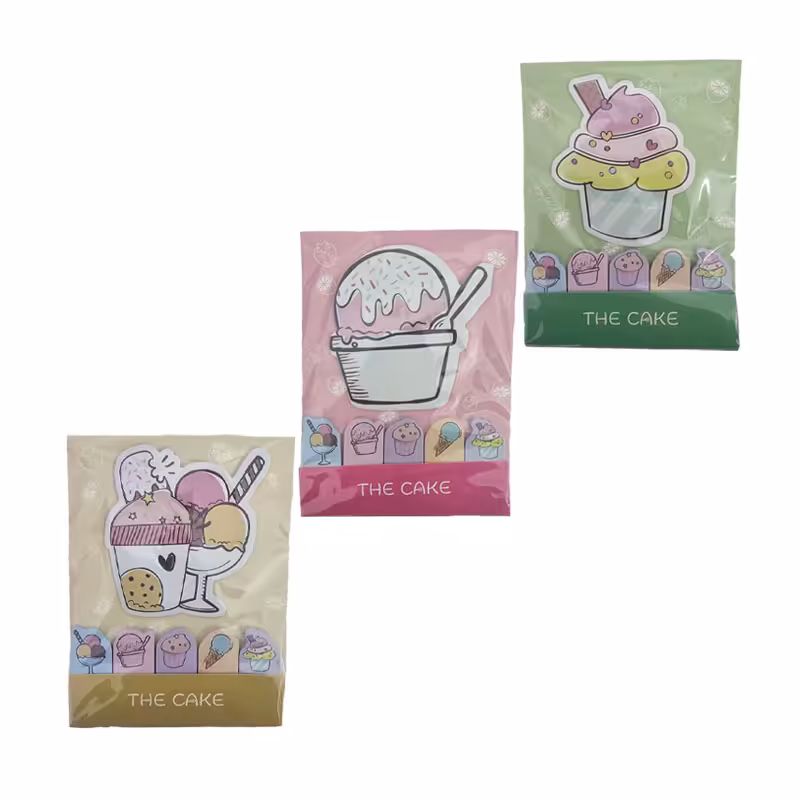 کاغذ یادداشت چسب دار فانتزی طرح بستنی