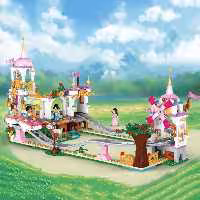 اسباب بازی لگو رولر کوستر پرنسسی 711 تکه کد QL1194