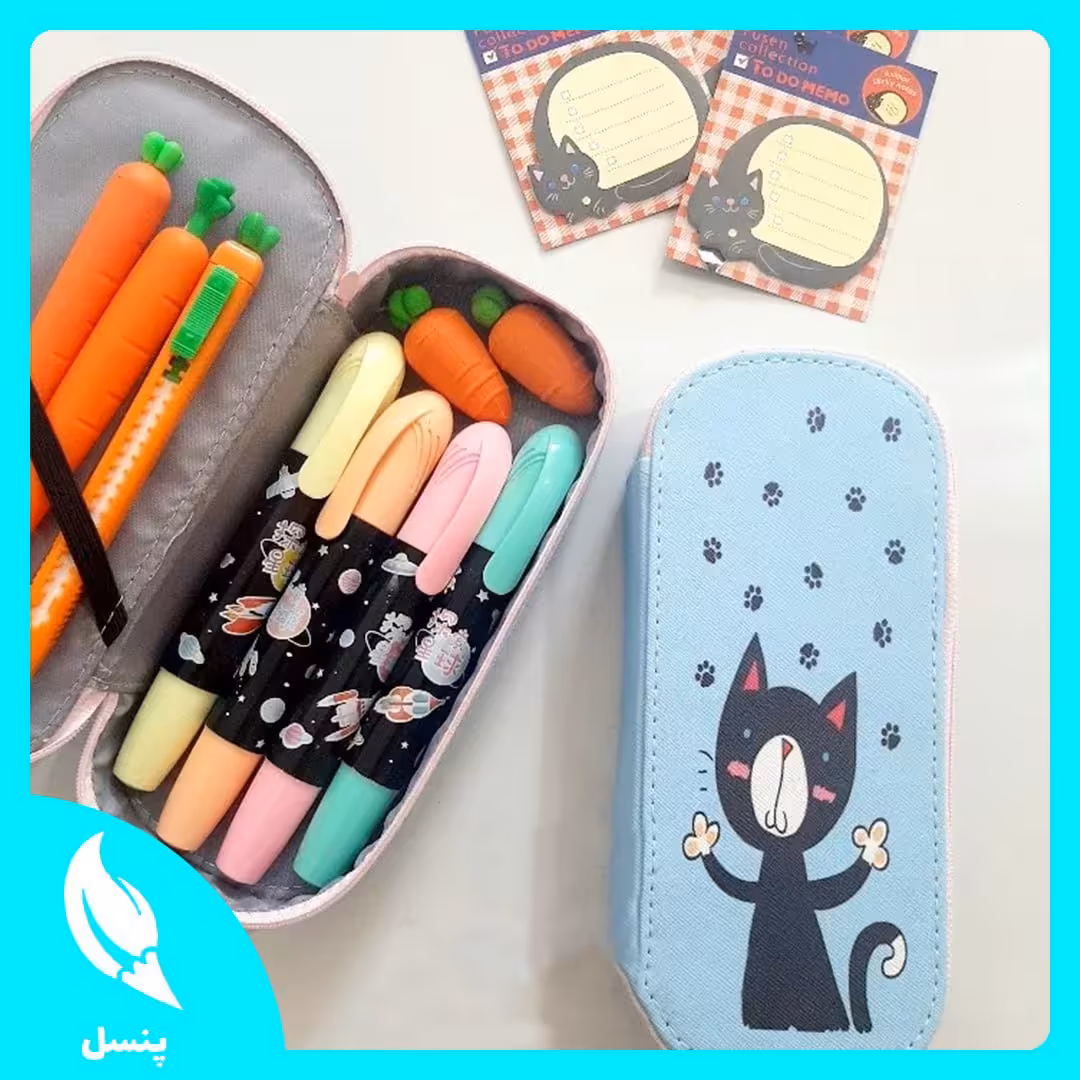 😼 جامدادی طرح گربه 😼

