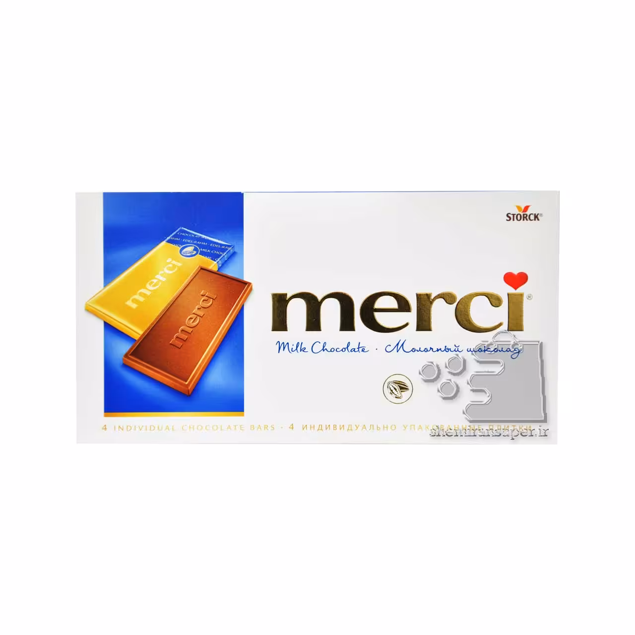 شکلات شیری 100 گرم مرسی - merci