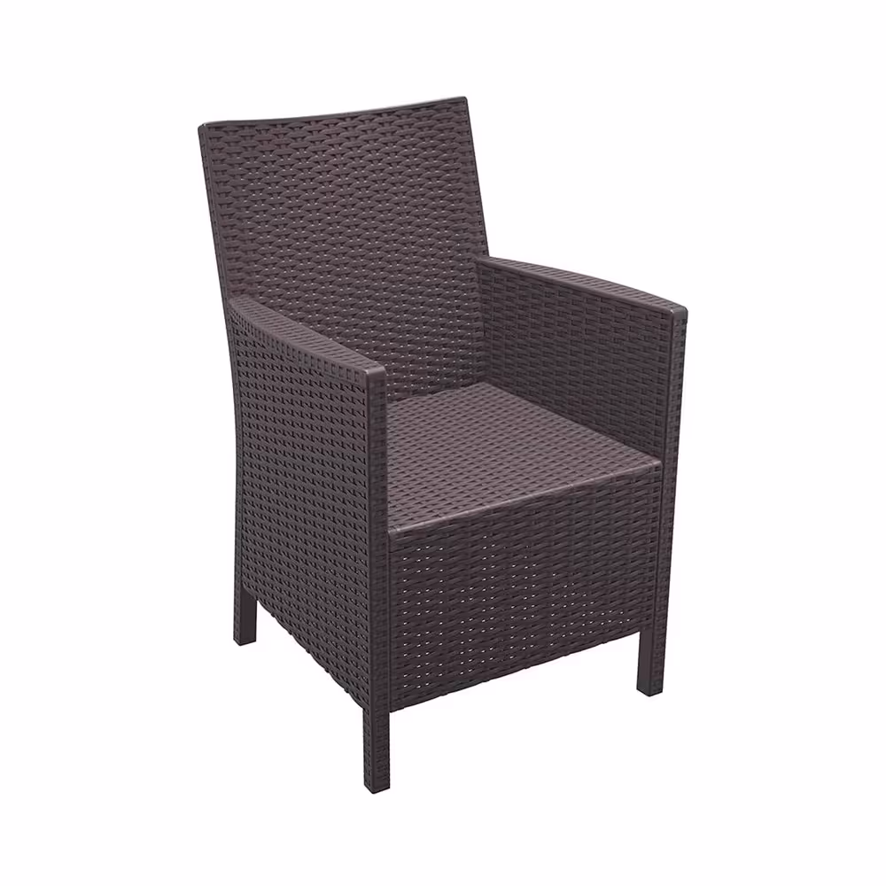 ‌مبل تک نفره دسته دار حصیری کالیفورنیا صنایع نظری