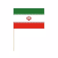 پرچم کاغذی ایران (بسته 25 عددی)