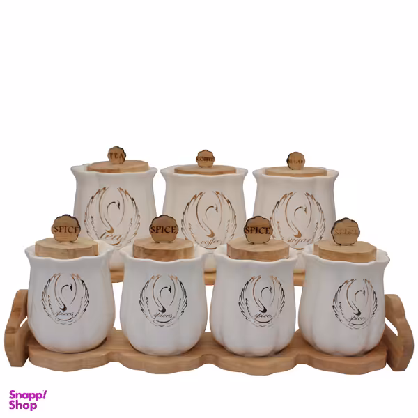 جا ادویه 7 پارچه مام لوکس مدل قو کد 1033-1032