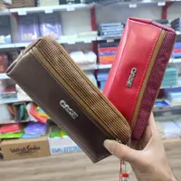 جامدادی سه زیپ چرمی پارچه ای کیس مدل 9913