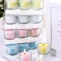 شمع معطر شیشه ای