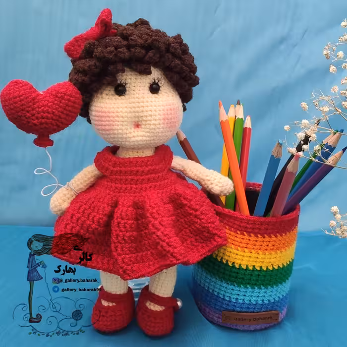 جامدادی عروسکی رو میزی، جعبه لوازم کار و لوازم آرایش