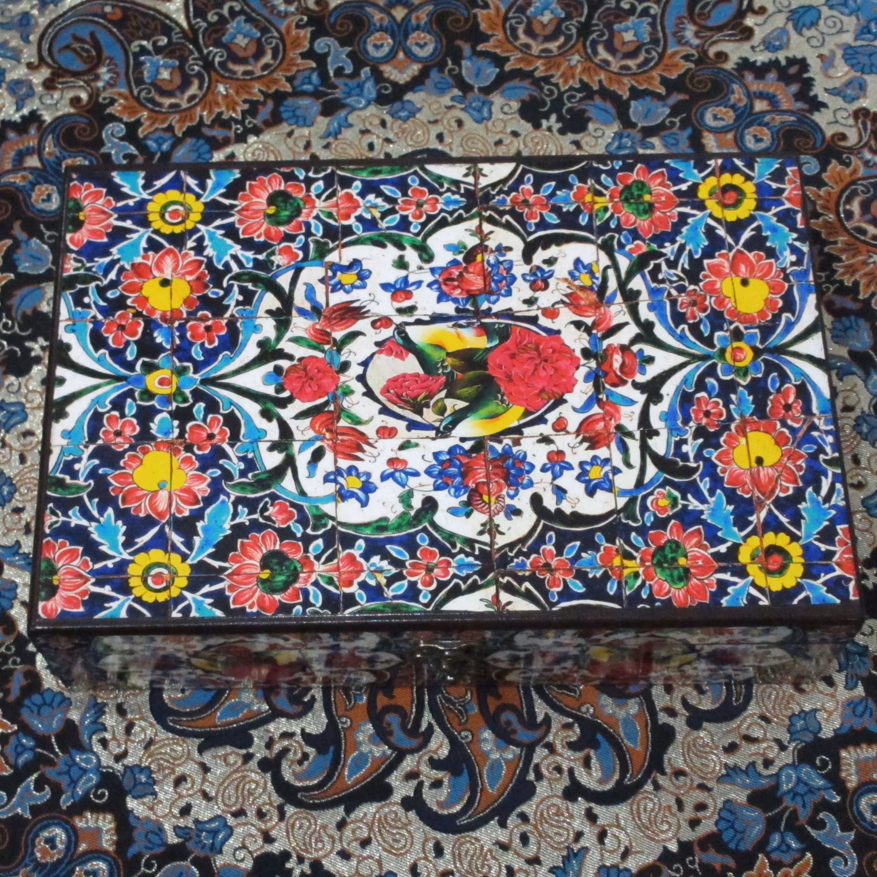 جعبه دمنوش سنتی ضد آب مستطیلی 20 در 30 طرح 2