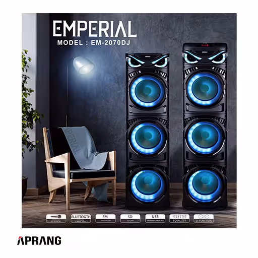 اسپیکر بلوتوثی امپریال مدل EM-2070DJ(لطفا با هماهنگی خرید بفرمایید)