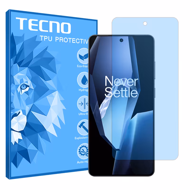 گلس وان پلاس 13R مدل مات آنتی بلو برند تکنو کد S