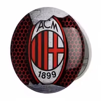 آینه جیبی خندالو طرح باشگاه آث میلان مدل تاشو کد 27242