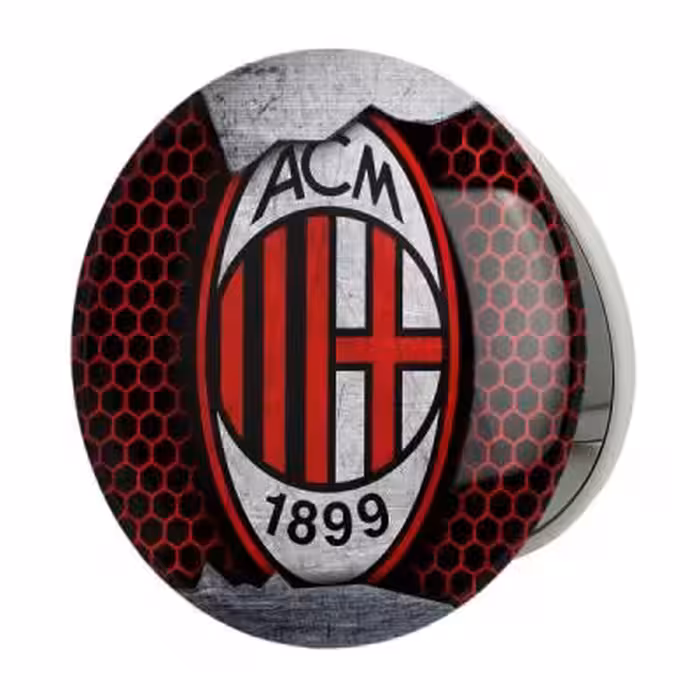 آینه جیبی خندالو طرح باشگاه آث میلان مدل تاشو کد 27242