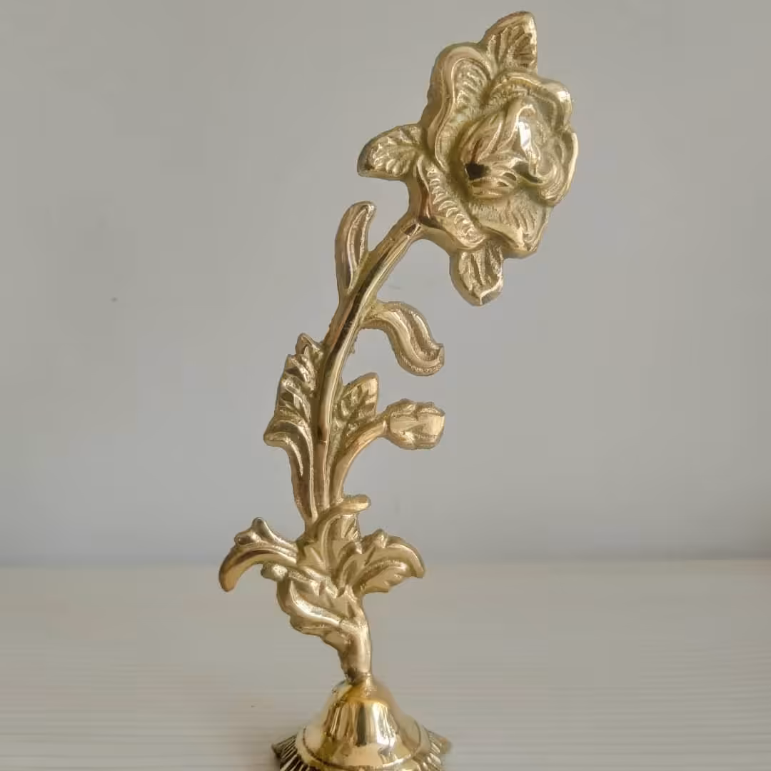 استند گل رز برنزی