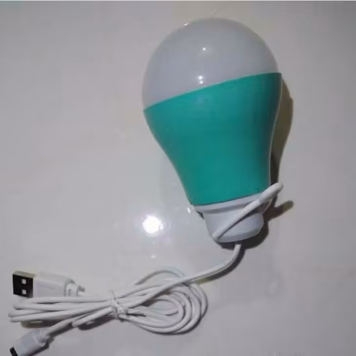 لامپ ال ای دی ،
لامپ پر کارامد وپرنور که با داشتن micro USB واسه موبایل وusbواسه پاوربانک و هر لوازمی که خروجی یواس بی