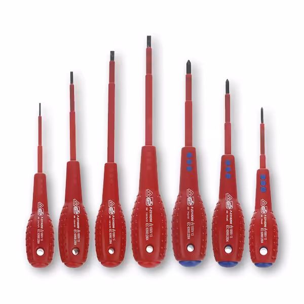 ست 7 عددی پیچگوشتی دو سو و چهارسو لیکوتا با عایق 1000 ولتی