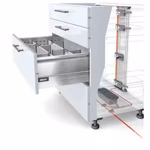 مجموعه وسایل کشو برقی بلوم  مدل SERVO DRIVE 2Drawer