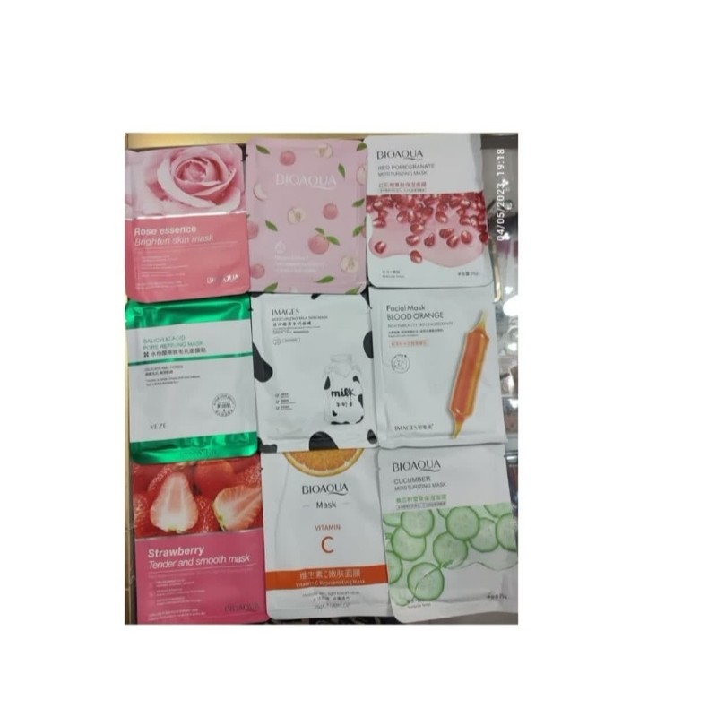 ماسک ورقه ای بیو اکوا  وزن بالا کیفیت اصلی