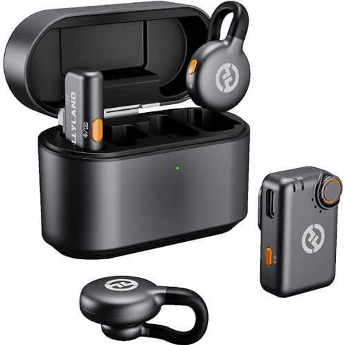 میکروفون یقه ای بی سیم هالی لند Hollyland LARK M2S mini Combo 2-Person Wireless Microphone