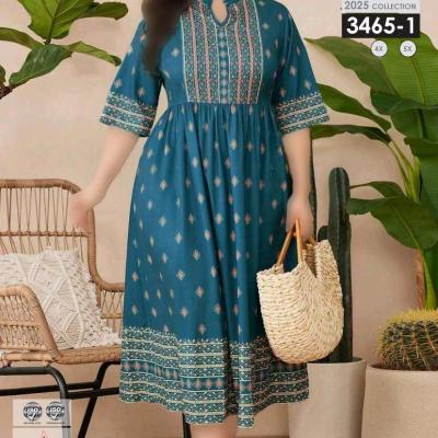 پیراهن خنک بیگ سایز کرپ حریر3465(موجودی سوال شود)