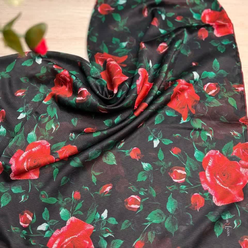 روسری طرح گل