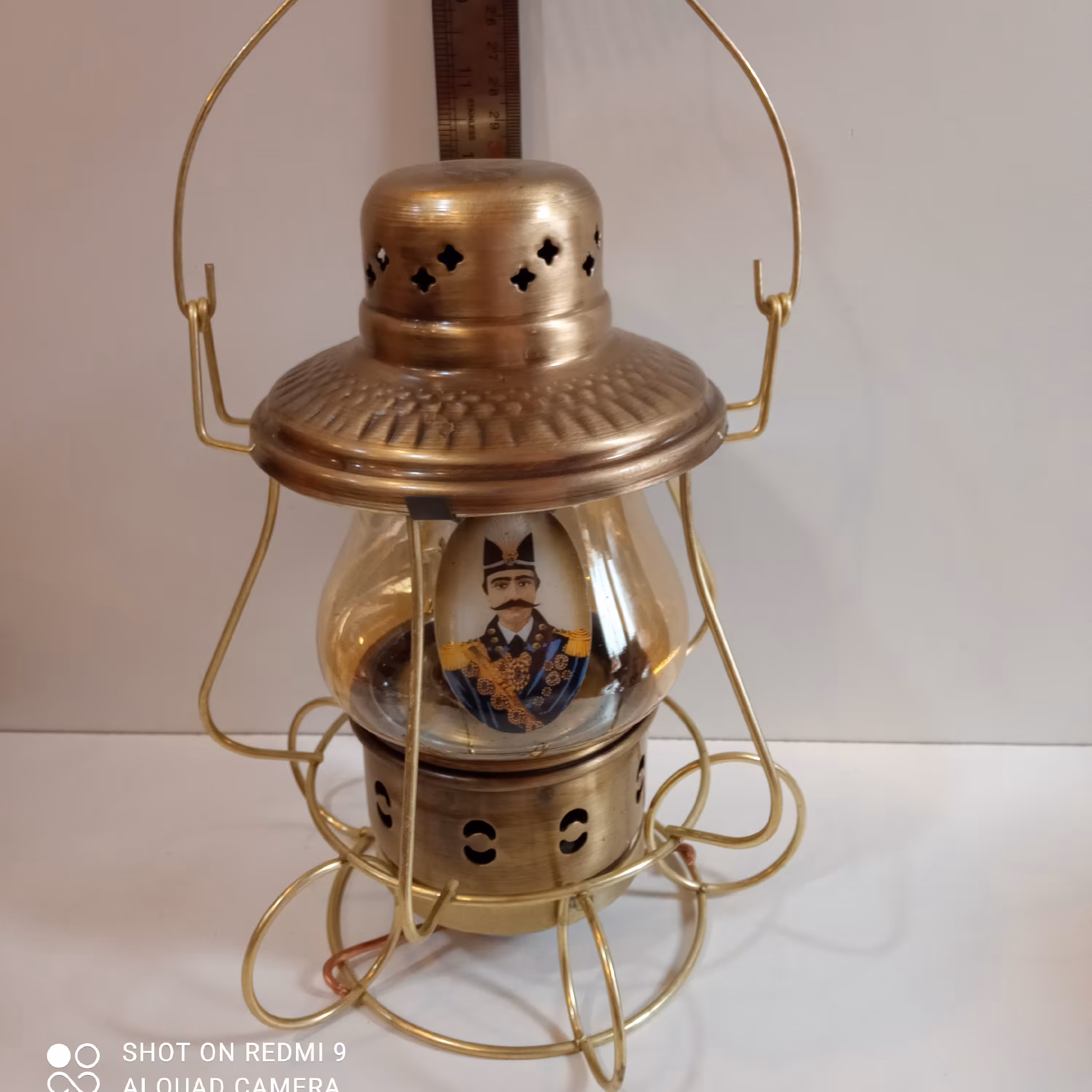 چراغ آنتیک طرح برنزی ،  کد180zv-110