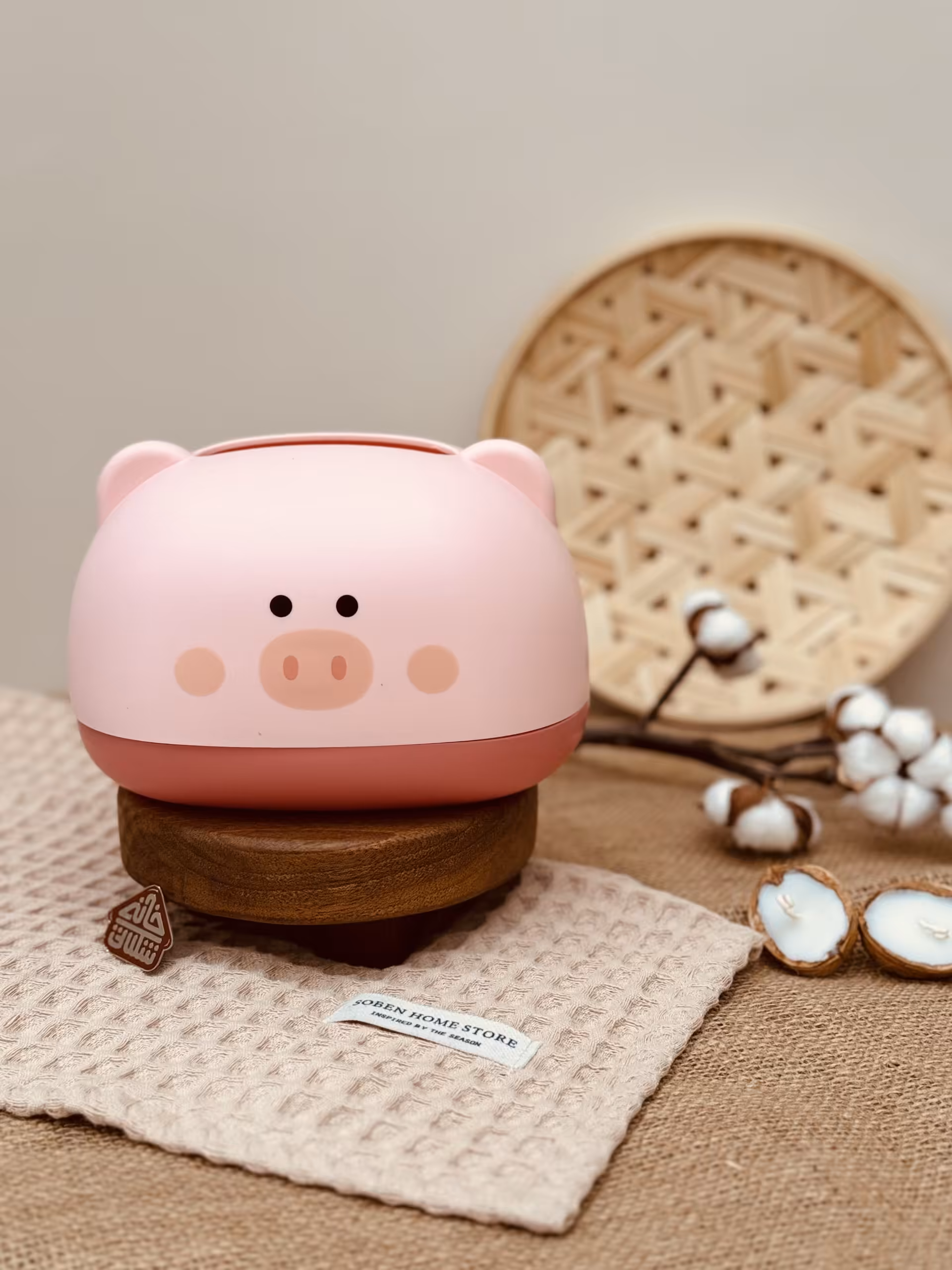 جای دستمال کاغذی خوک کد001350