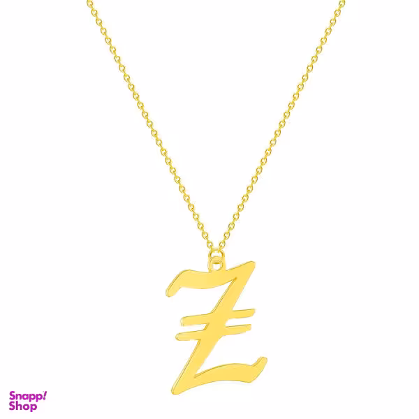 گردنبند نقره زنانه طرح Z کد 01