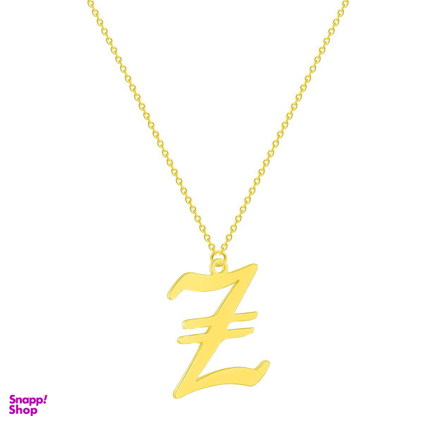 گردنبند نقره زنانه طرح Z کد 01