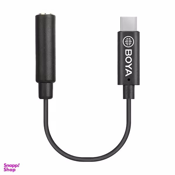 کابل تبدیل Jack 3.5mm Female به Type-C بویا مدل BY-K9