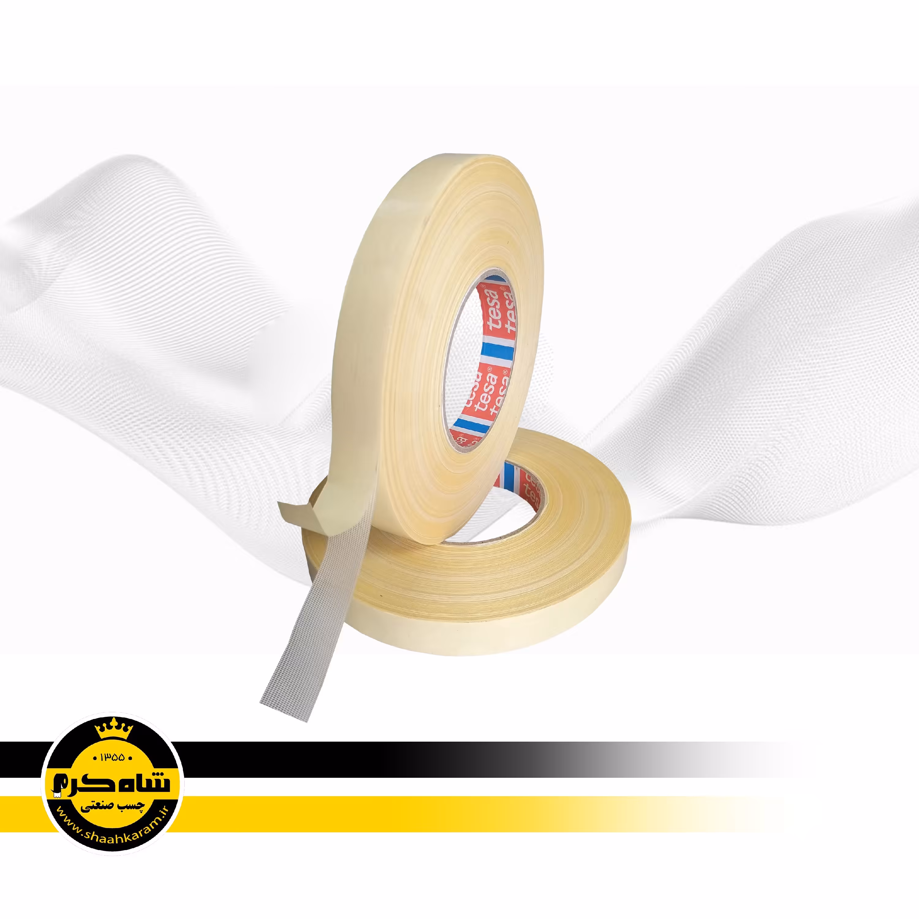 چسب دوطرفه نخدار مشبک