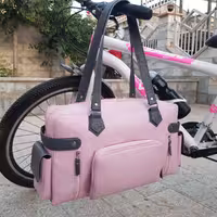 کیف نوزاد دستی،رودوشی چرم طبیعی گاوی وکیوم دست دوز  جادار و شیک  دوخته شده مدل 459 