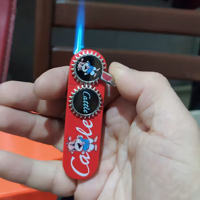 فندک کادویی مدل چرخ دنده (پس کرایه)