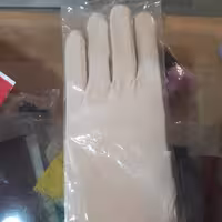 دستکش نخی کرم 