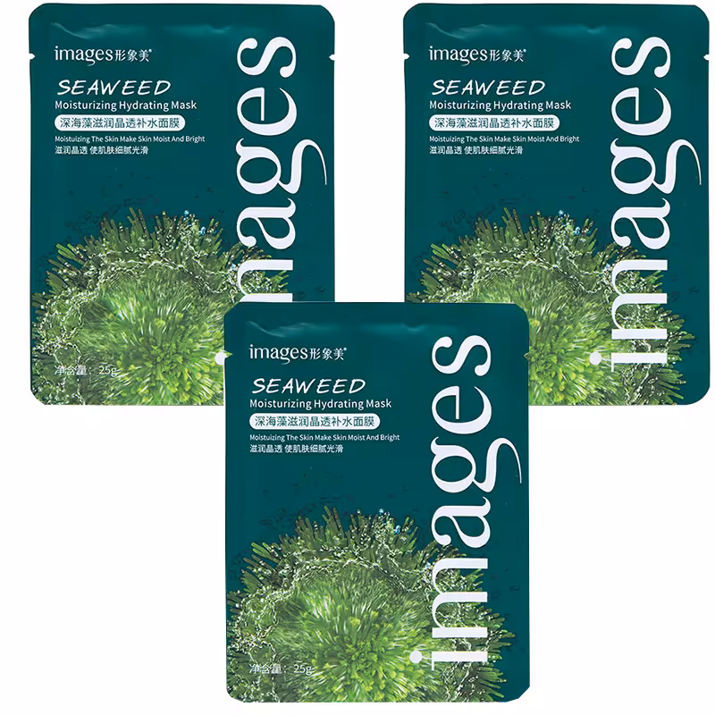 ماسک صورت ایمجز مدل جلبک دریایی کد 4848 وزن 25 گرم  بسته 3 عددی