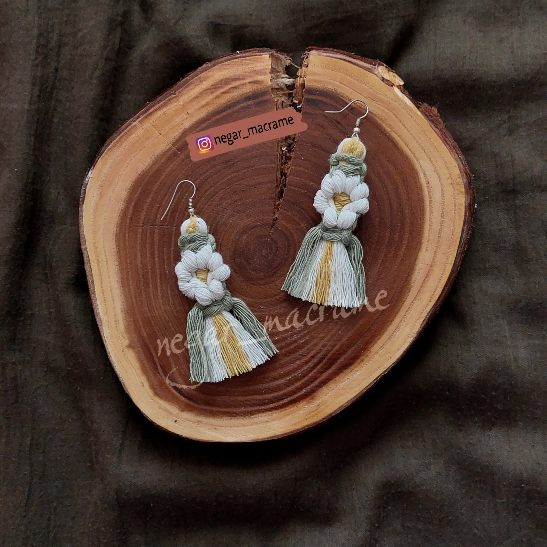 گوشواره،گوشواره عصایی،گوشواره،گوشواره بوهو،گوشواره مکرومه،بدلیجات،اکسسوری