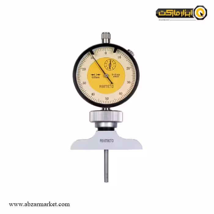 عمق سنج ساعتی آسیمتو 100 میلی متر مدل 2-04-473
