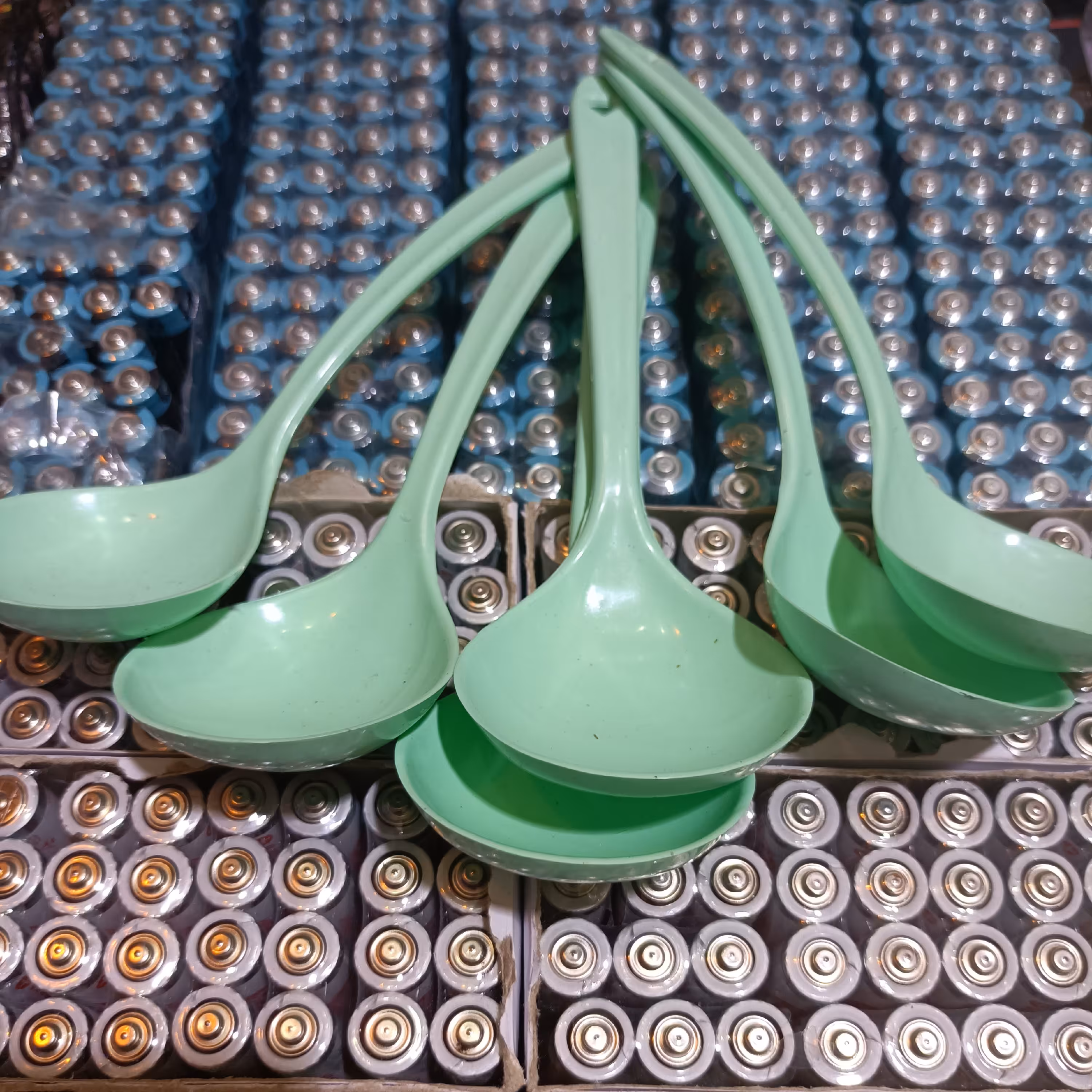 ملاقه پلاستیکی 6عددی پلاستیکی آشپزخانه 