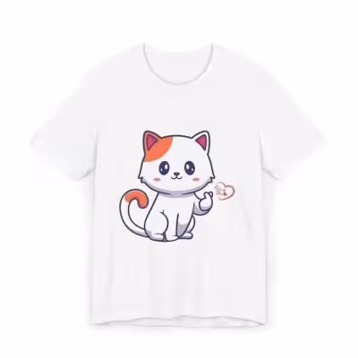 تیشرت سفید اسپان طرح پیشی