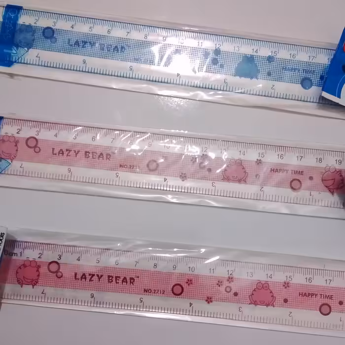 خط کش معمولی ژله ای 20 سانتی باکیفیت 