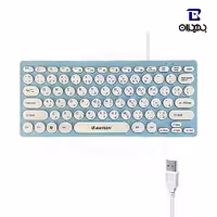 مینی کیبورد جرتک مدل DK500 رنگ آبی