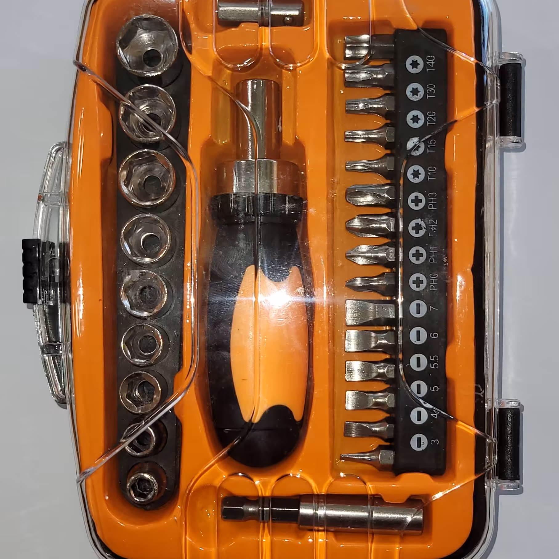 ست بیت بکس و پیچ گوشتی 30 پارچه 