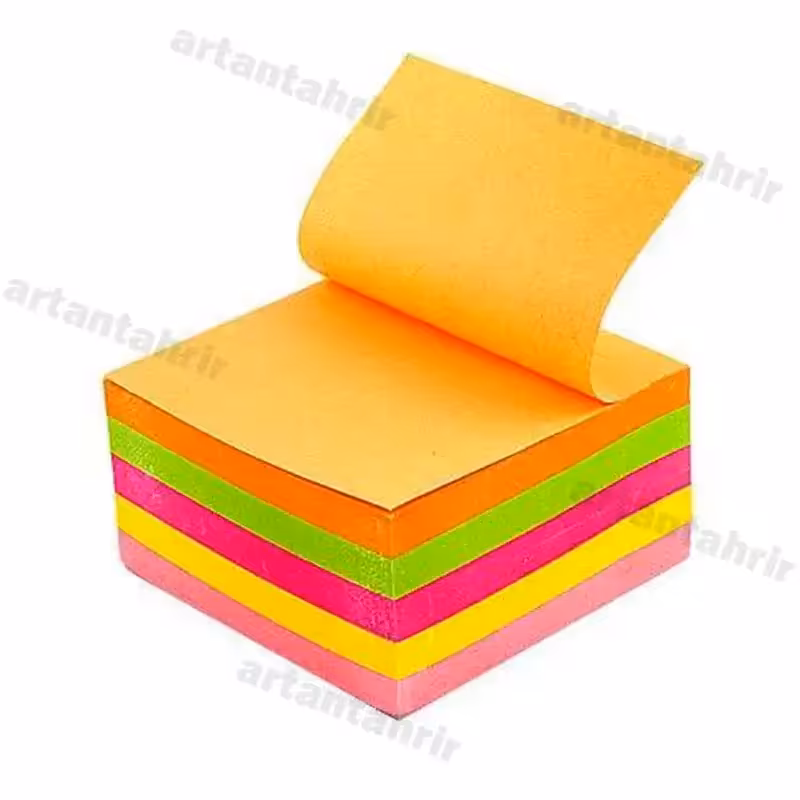 کاغذ یادداشت چسب دار (پست ایت) 7.5*7.5 خارجی کارتن 144 عددی