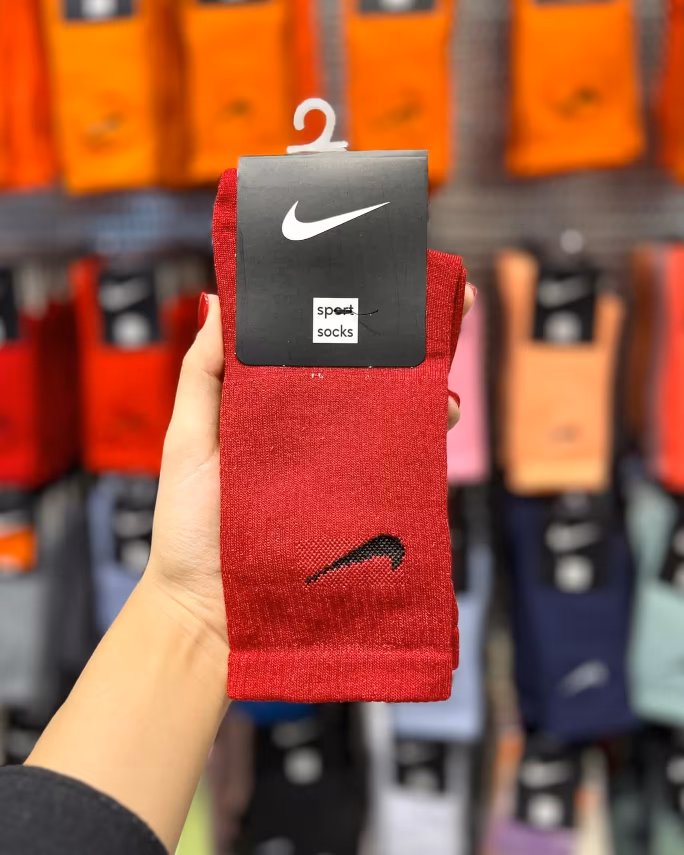 جوراب زرشکی کد 420006