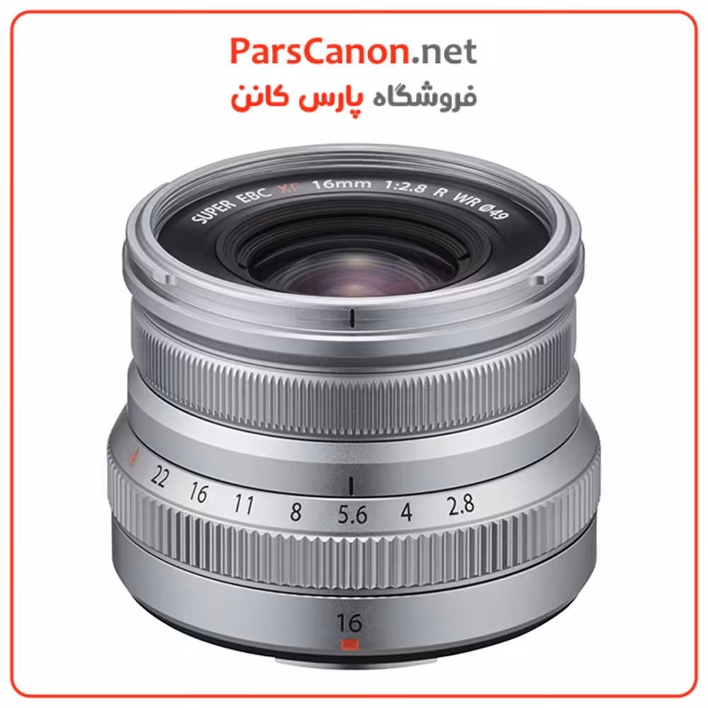 لنز فوجی فیلم FUJIFILM XF 16mm f/2.8 R WR Lens (Silver)