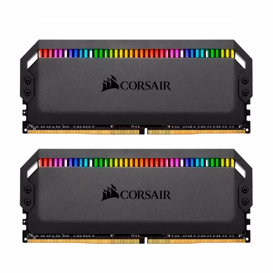 رم کورسیر Dominator Platinum RGB Black 32GB 16GBx2 4000MHz CL19