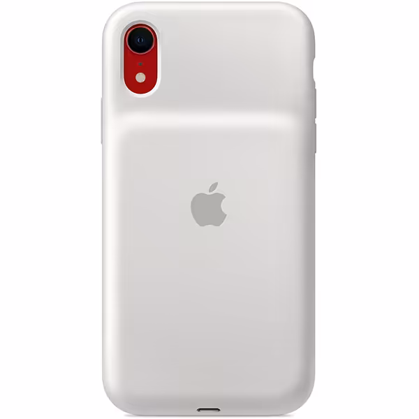 اورجینال آیفون ایکس آر اسمارت باتری کیس Smart Battery Case مخصوص آیفون ایکس آر سفید - Hiapple.ir