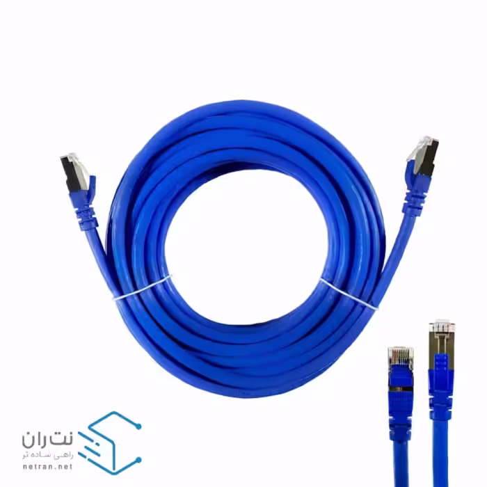 قیمت و خرید پچ کورد لگراند Cat6 SFTP با روکش PVC رنگ آبی 10 متری | نت ران