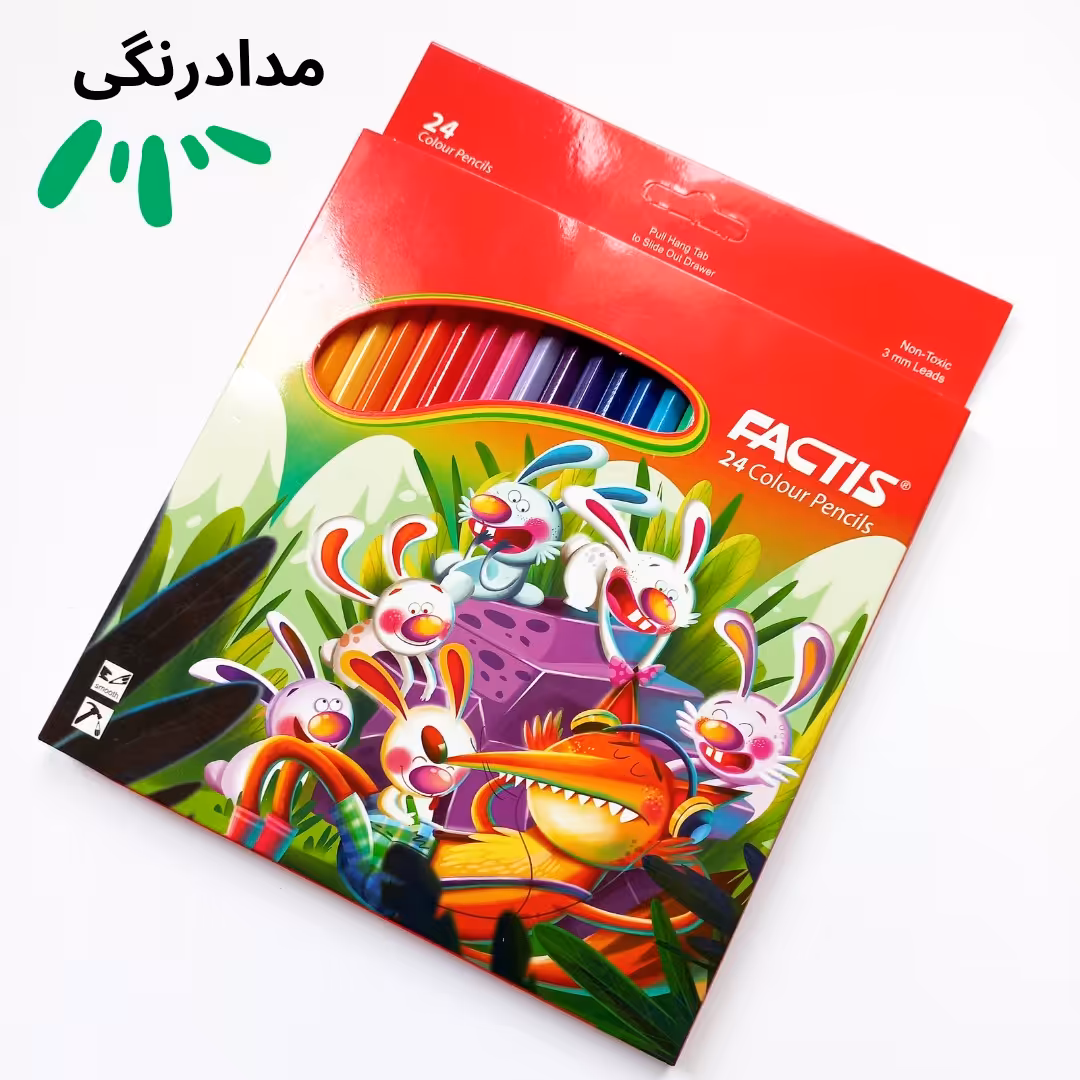 مداد رنگی 24 رنگ فکتیس 